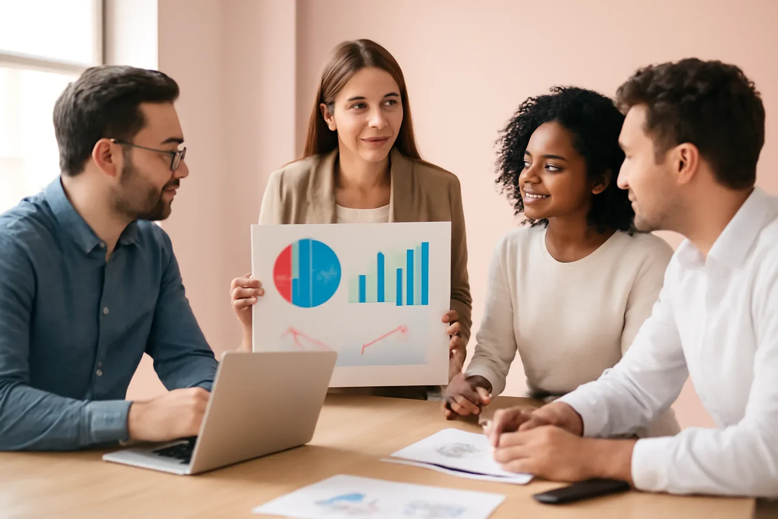 digital marketing services strategy meeting with a modern digital marketing team